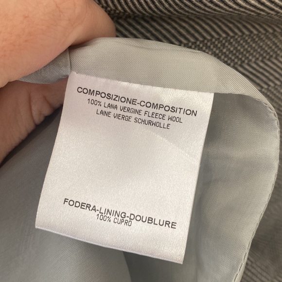 Alexander McQueen Fleece Wool Split Hem Pencil Skirt Sz 40 - Picture 8 of 8